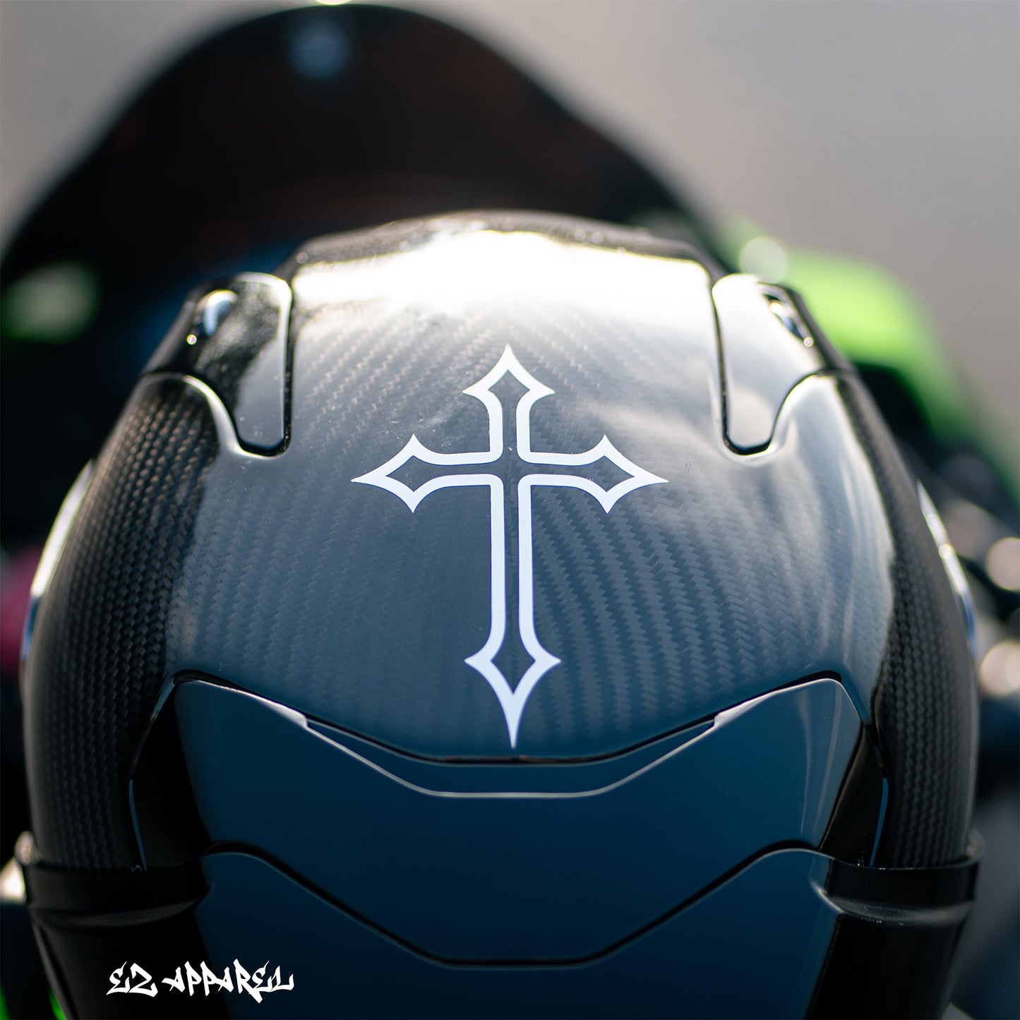 CROSS (OG) - Sticker - White
