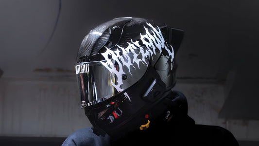 Biker Helmet Stickers That Earn Their Place