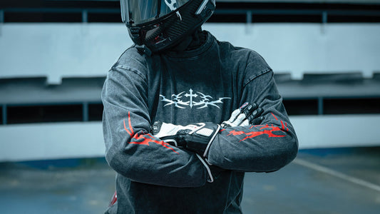 Dark Graphic Long Sleeve Shirt Built to Stand Out