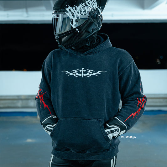 'CURSED' Hoodie (Red)