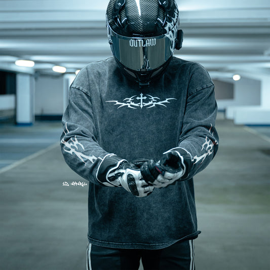 'CURSED' Long Sleeve (White)
