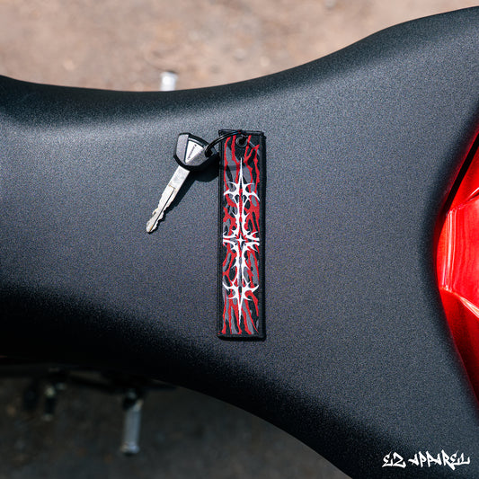 HAVOC - Keychain - Black/Red/White