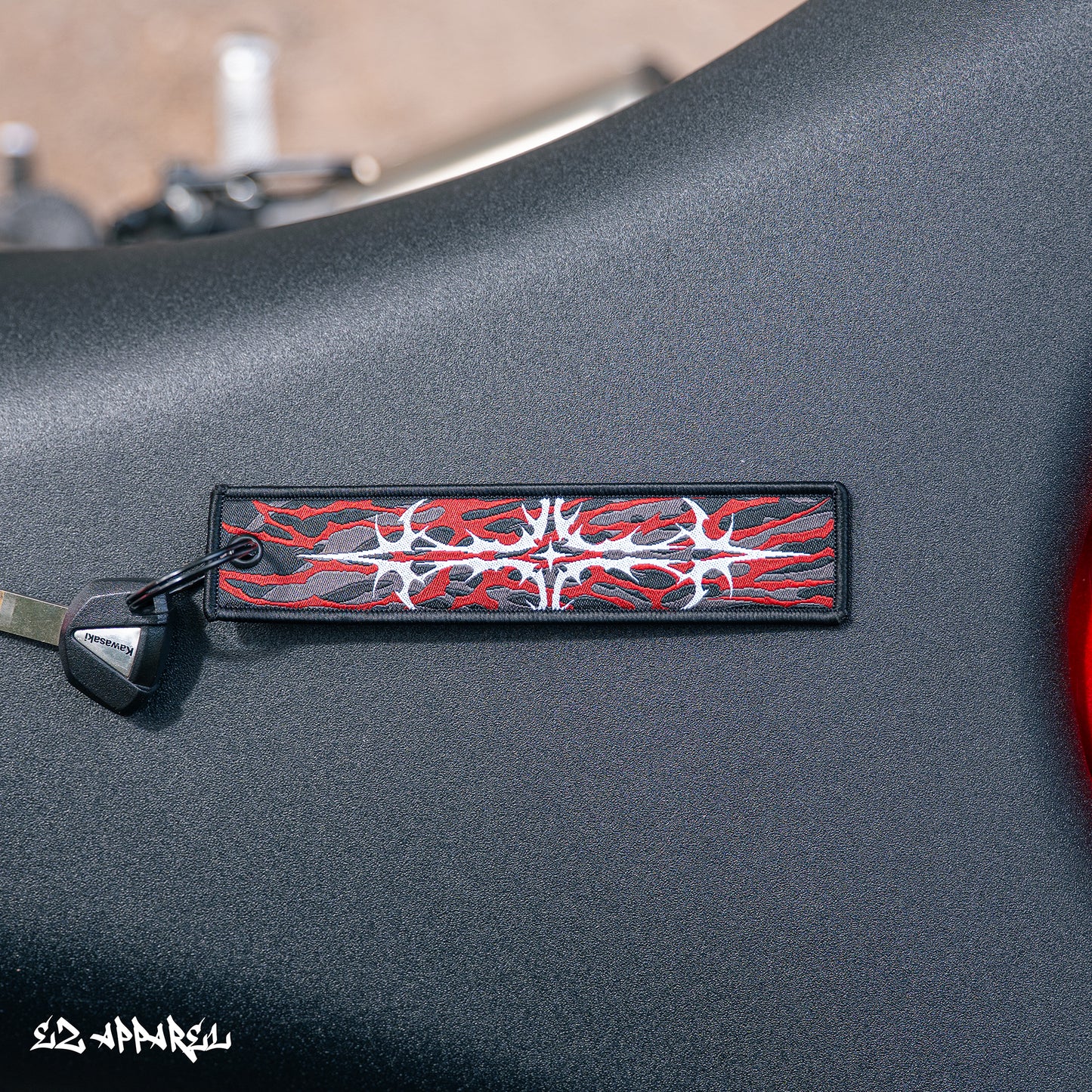 HAVOC - Keychain - Black/Red/White