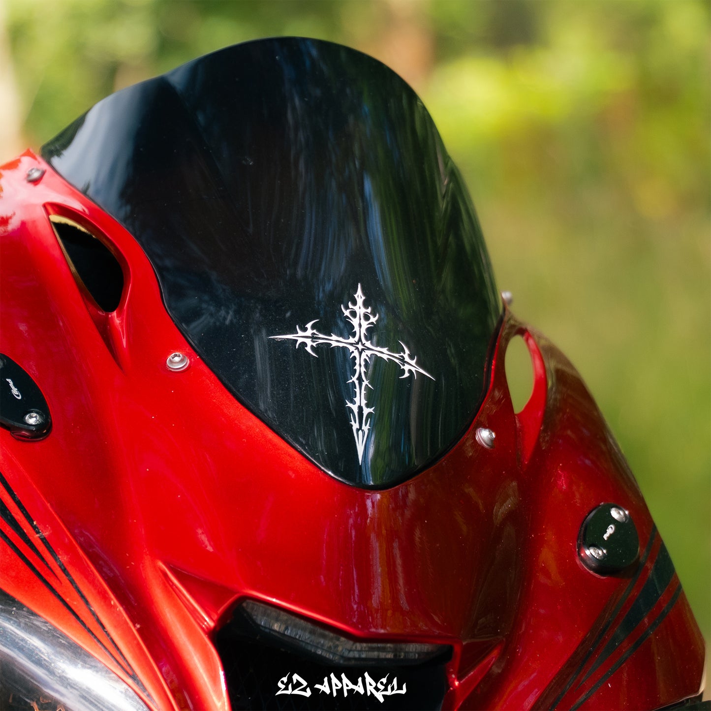 CROSS (HAVOC) - Sticker - White