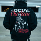SOCIAL OUTLAW - Hoodie - Black - V2